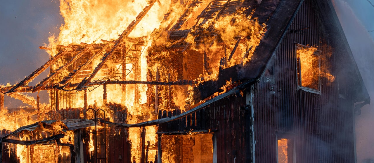 incendio de hogar